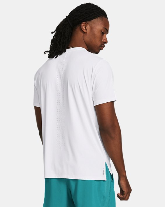Men's UA Launch Elite Short Sleeve, White, pdpMainDesktop image number 1
